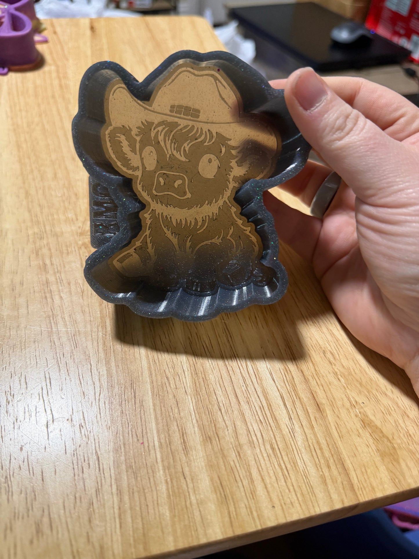 Raemade cowboy cow