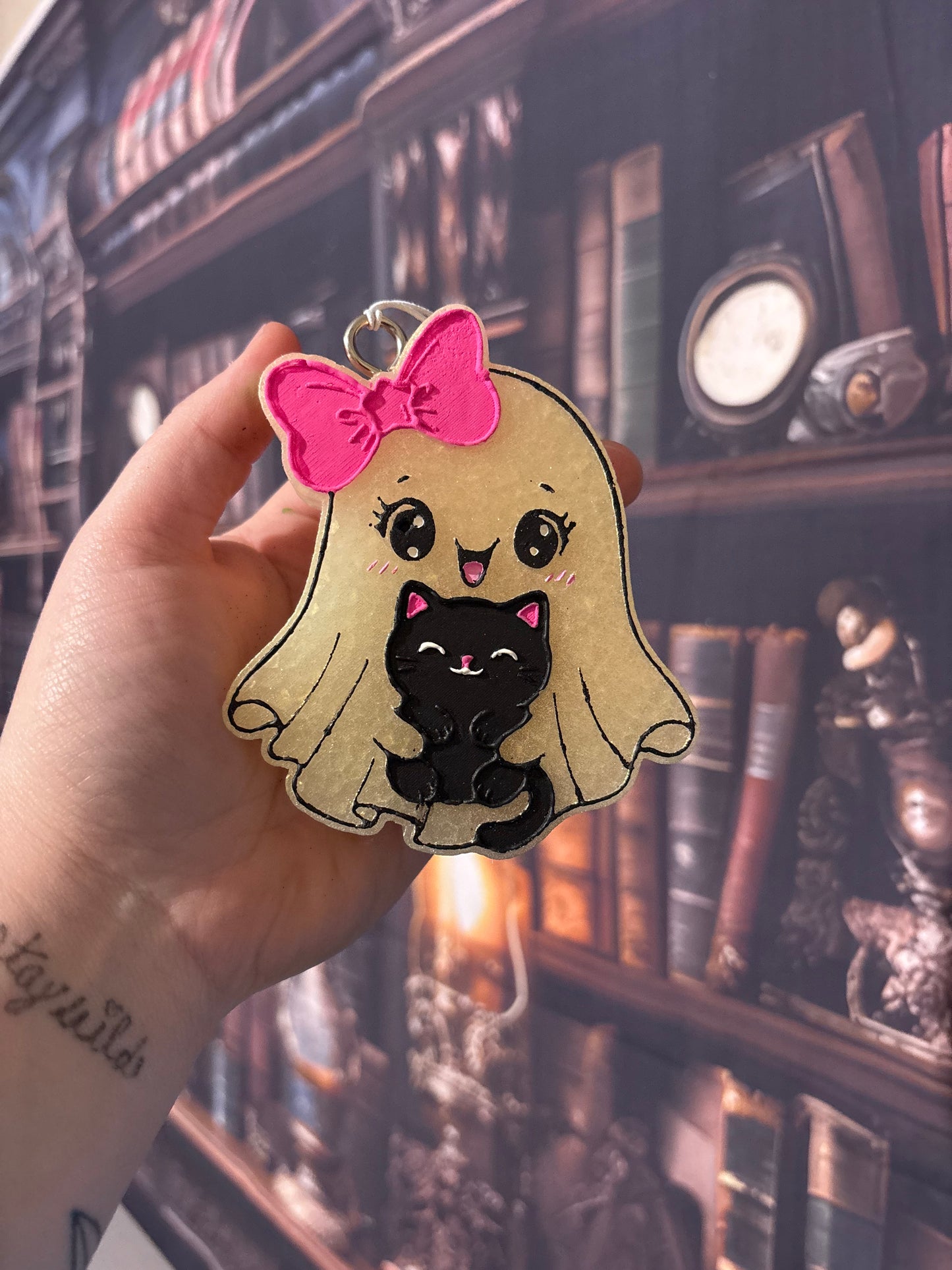 Cute Ghost with Kitty