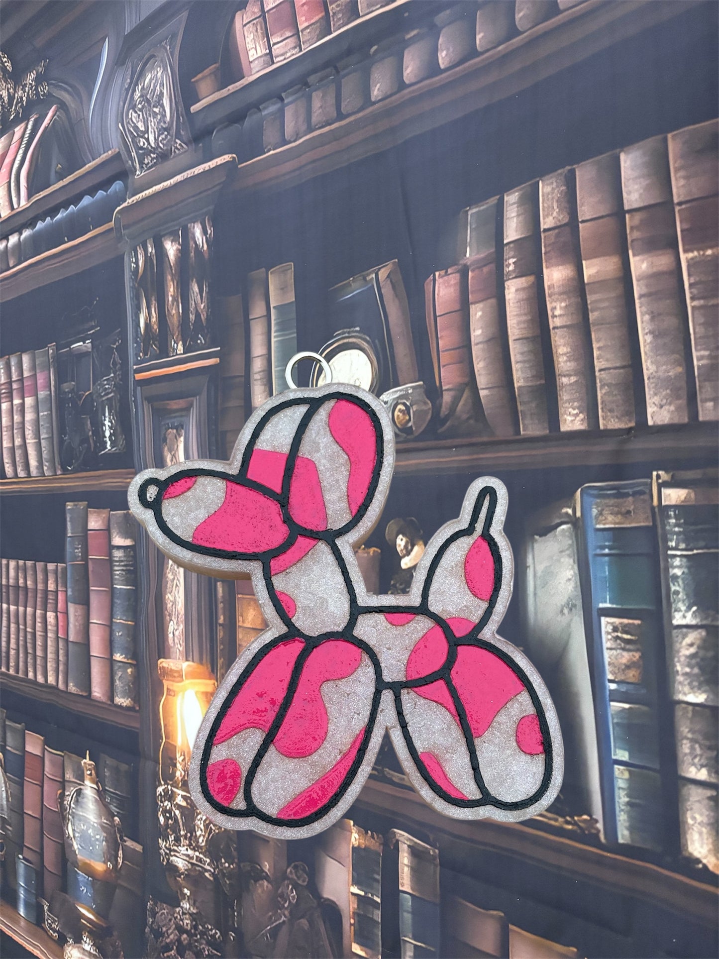 Cow Print Balloon Dog