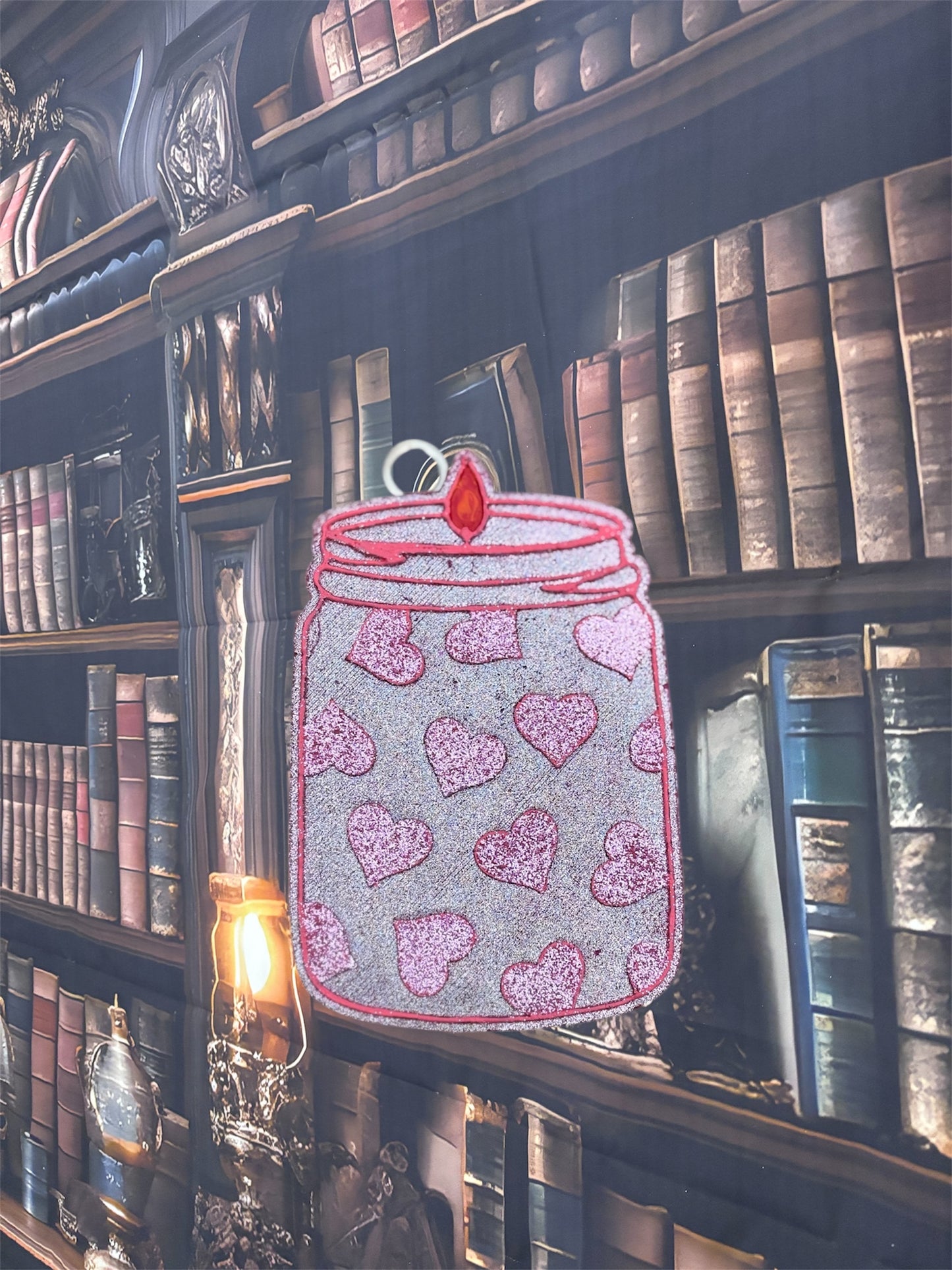 Candle with Hearts