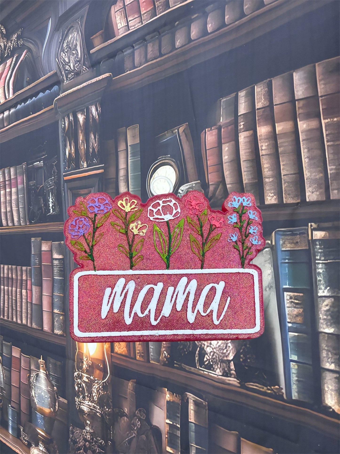 Mama Floral Plaque