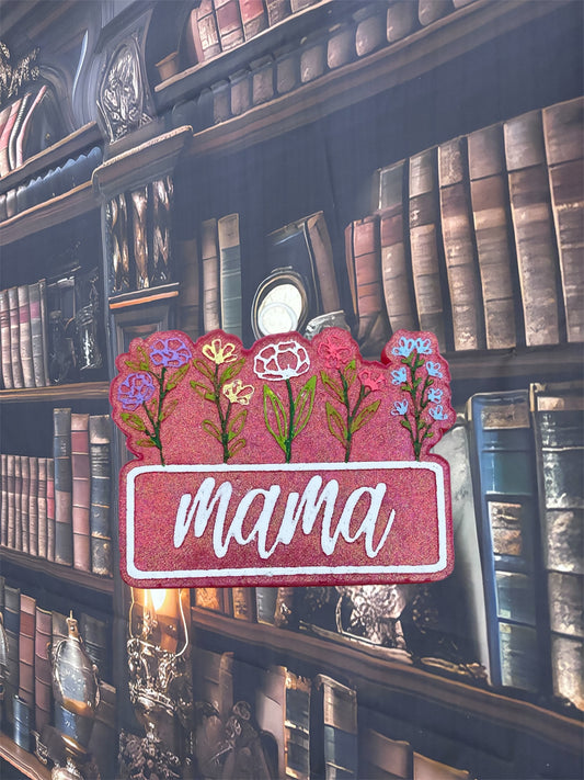 Mama Floral Plaque