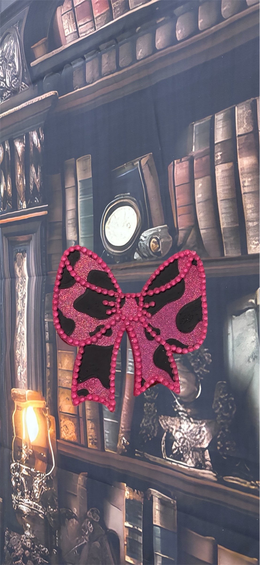 Cow Print Bow