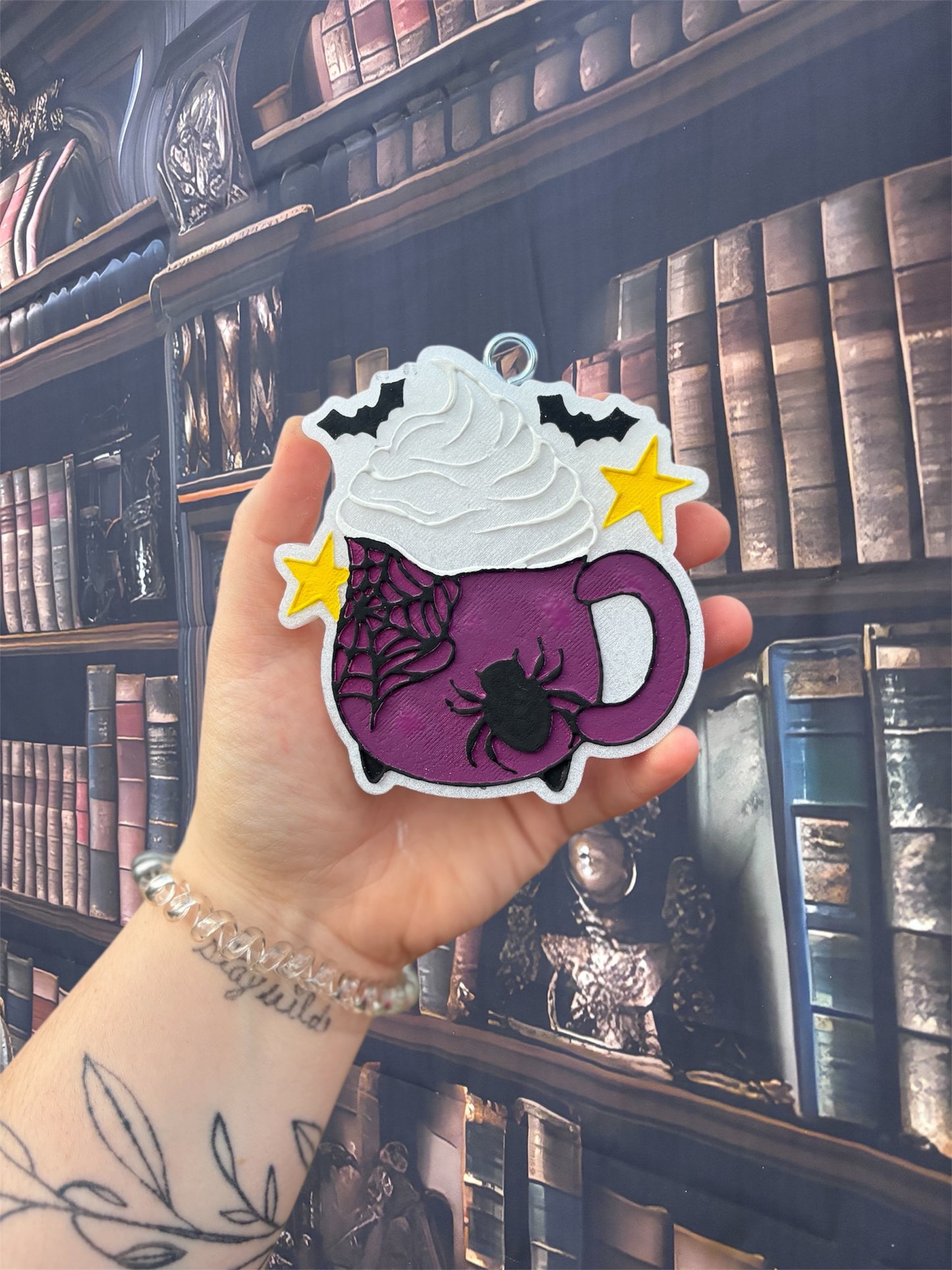 Spooky Mug with Spider