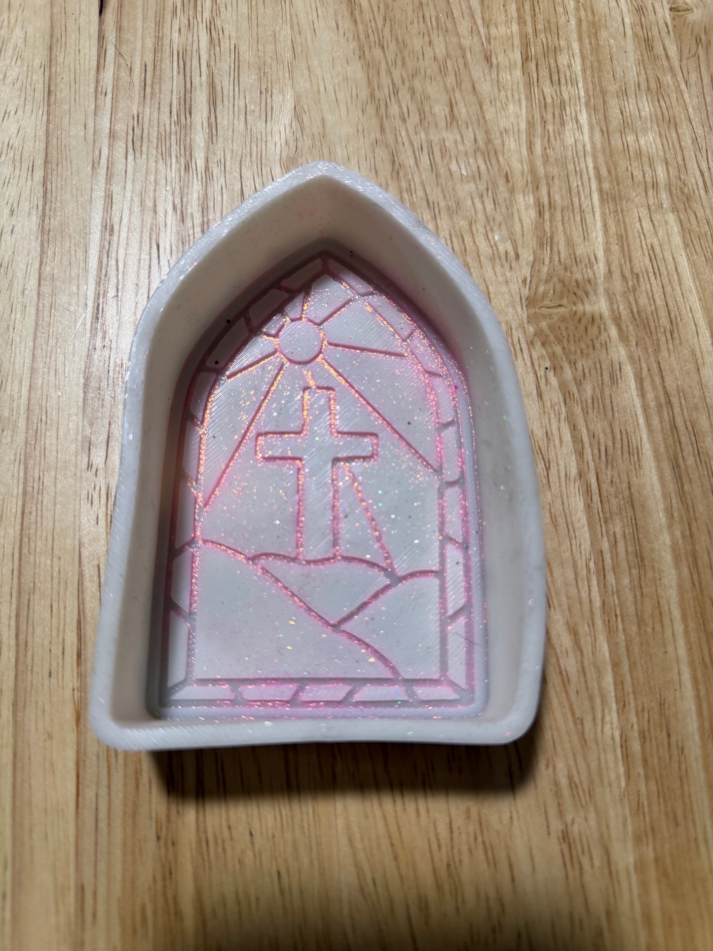 Whimsical Whiffs Stained glass cross