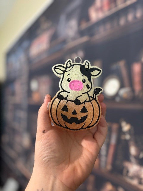 Cow in Pumpkin