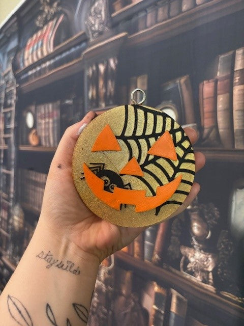 Spider Web Jack-O-Lantern